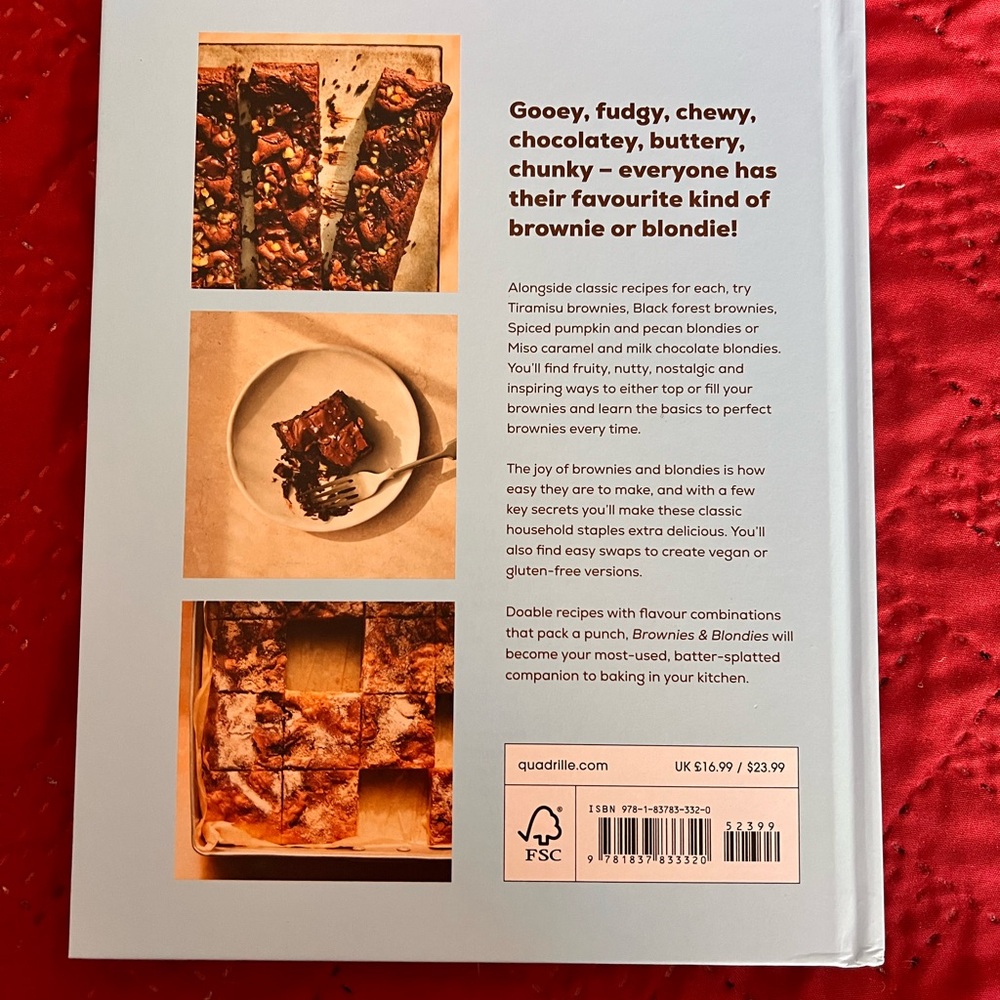 Brownies & Blondies Cookbook by Sam Dixon - Picture 2 of 2